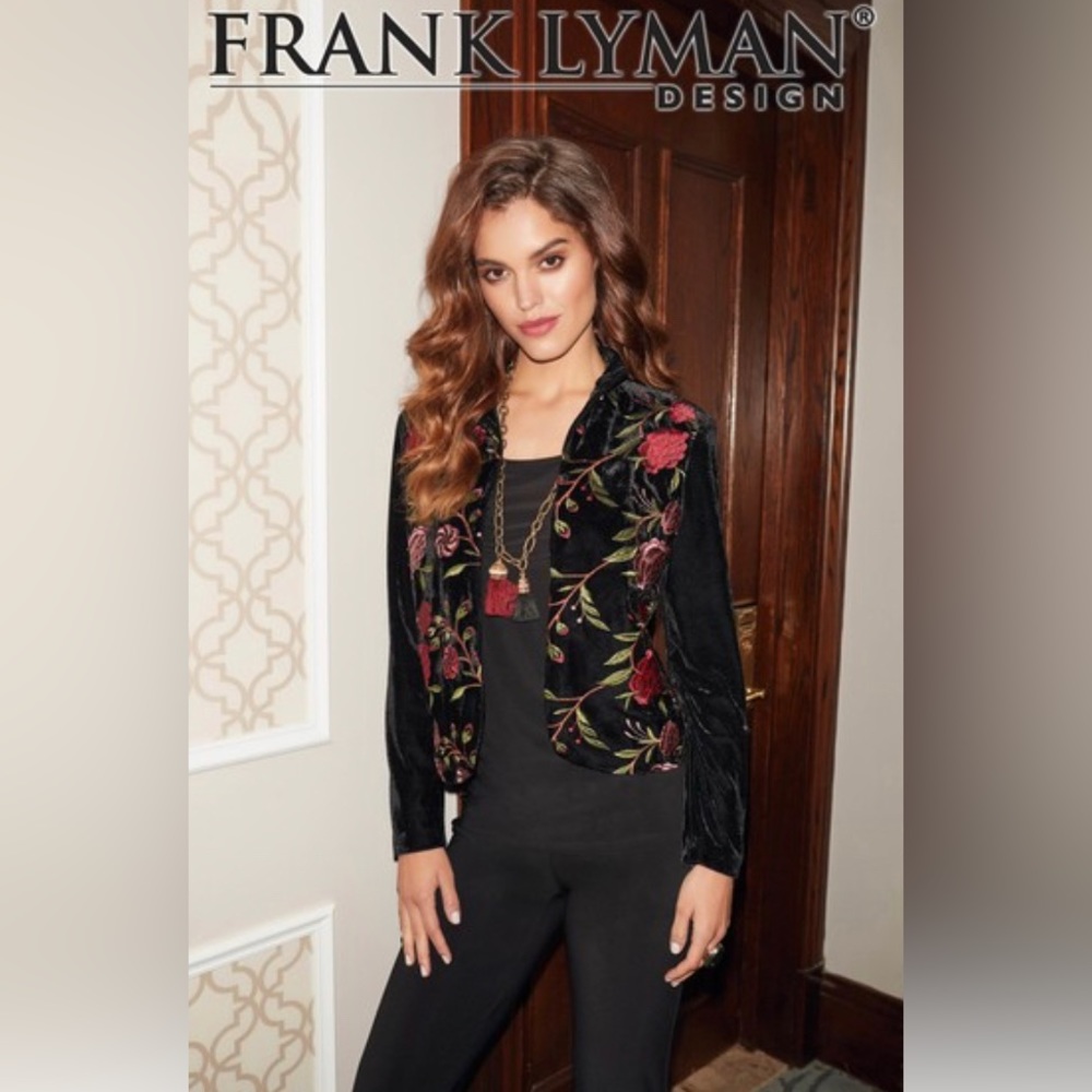 Frank Lyman embroidered jacket.